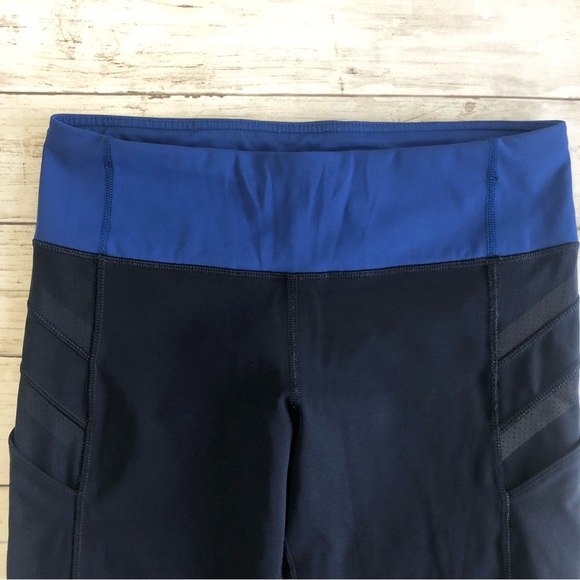 LULULEMON Illumina Crop Women’s Rugged Blue Capri Leggings Size 6 - Picture 6 of 16